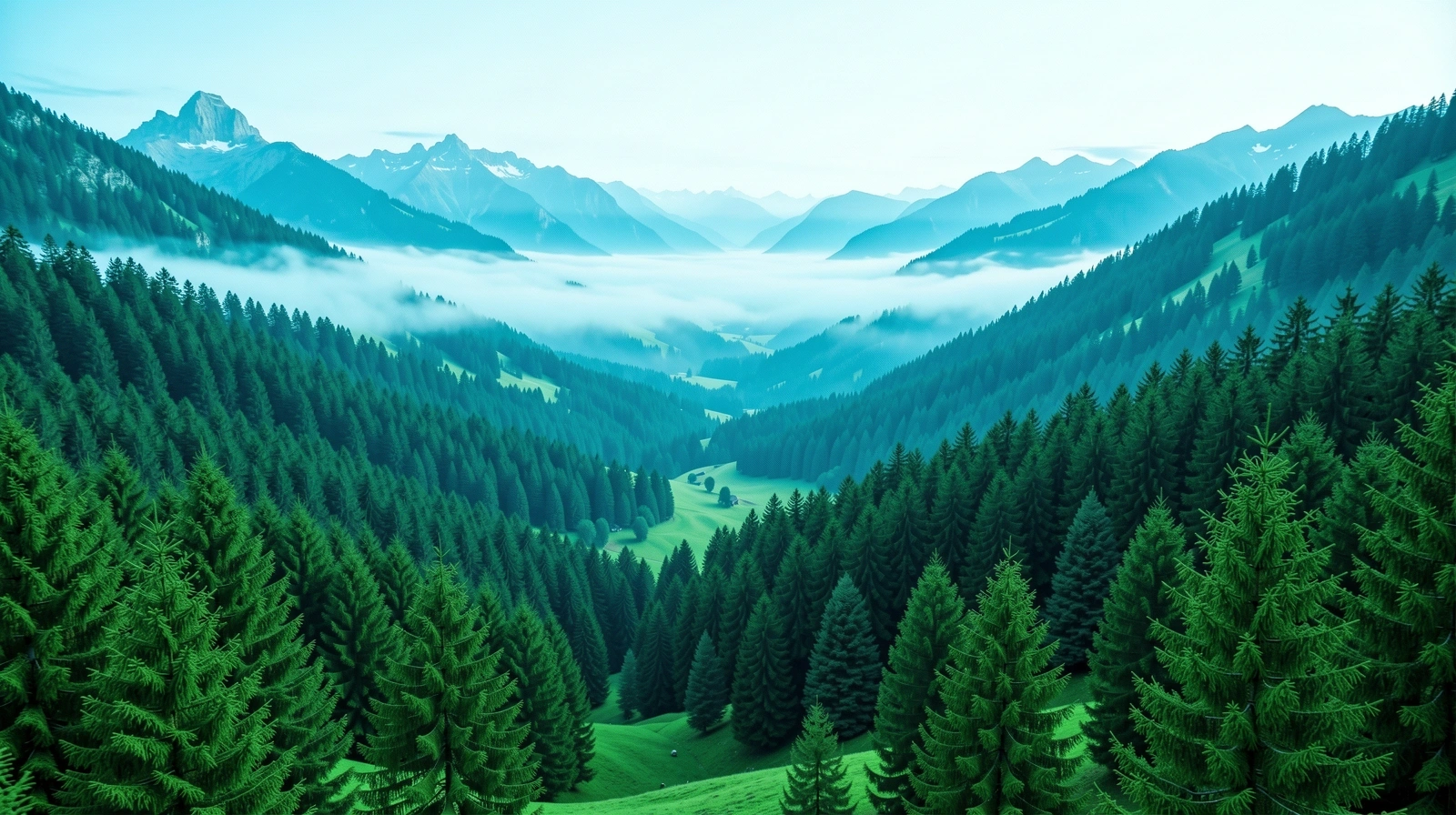 Schweizer Alpen Panorama